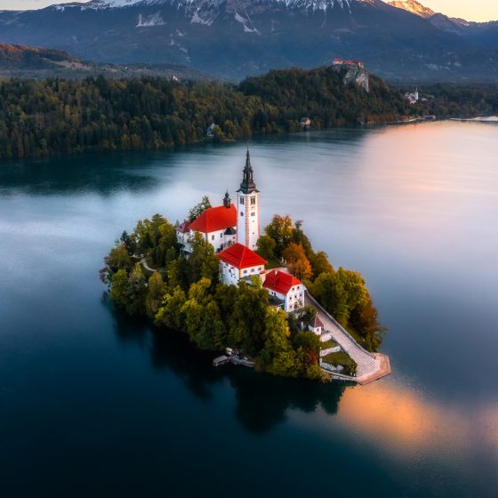 Lake Bled, Slovenia - Photo by Award Winning Aerial Filmmaker Dronographer