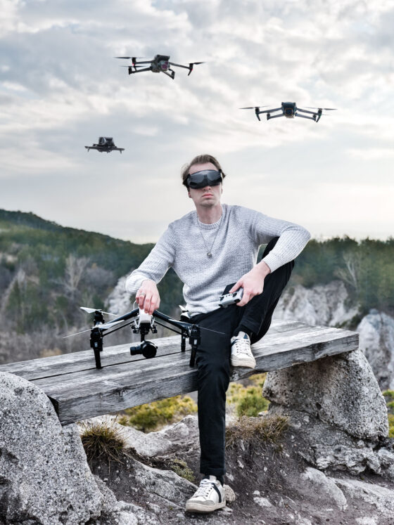 Award winning aerial filmmaker Dronographer